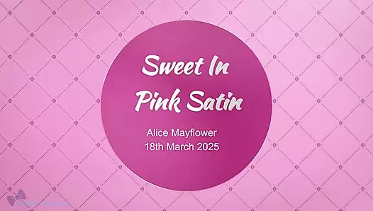 Sweet in Pink Satin - Solo Girl