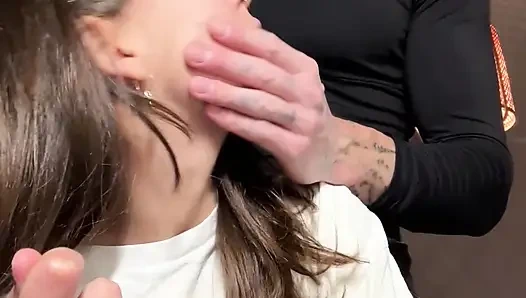 Görüntülü görüşmemiz sırasında kaba bir şekilde yarıda kesildim (ve sert sikildim)