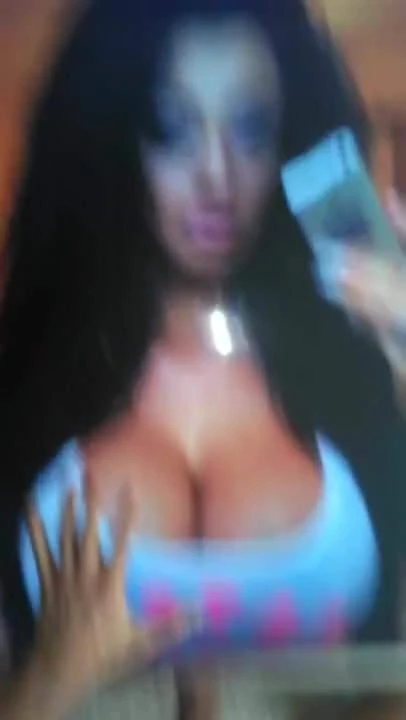 Big tits cum tribute