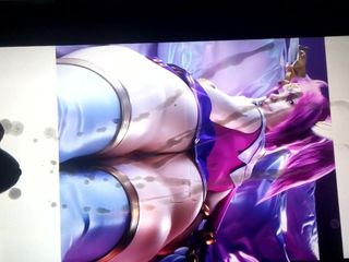 Lux SoP 3 - Cum Tribute On Star Guardian Lux's Sexy Body