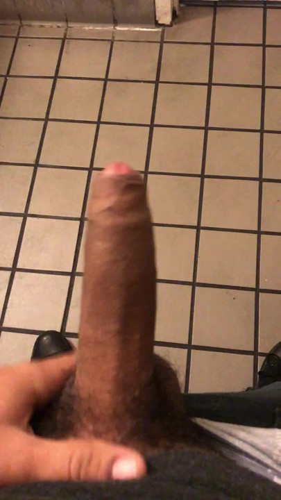 Jacking off at work