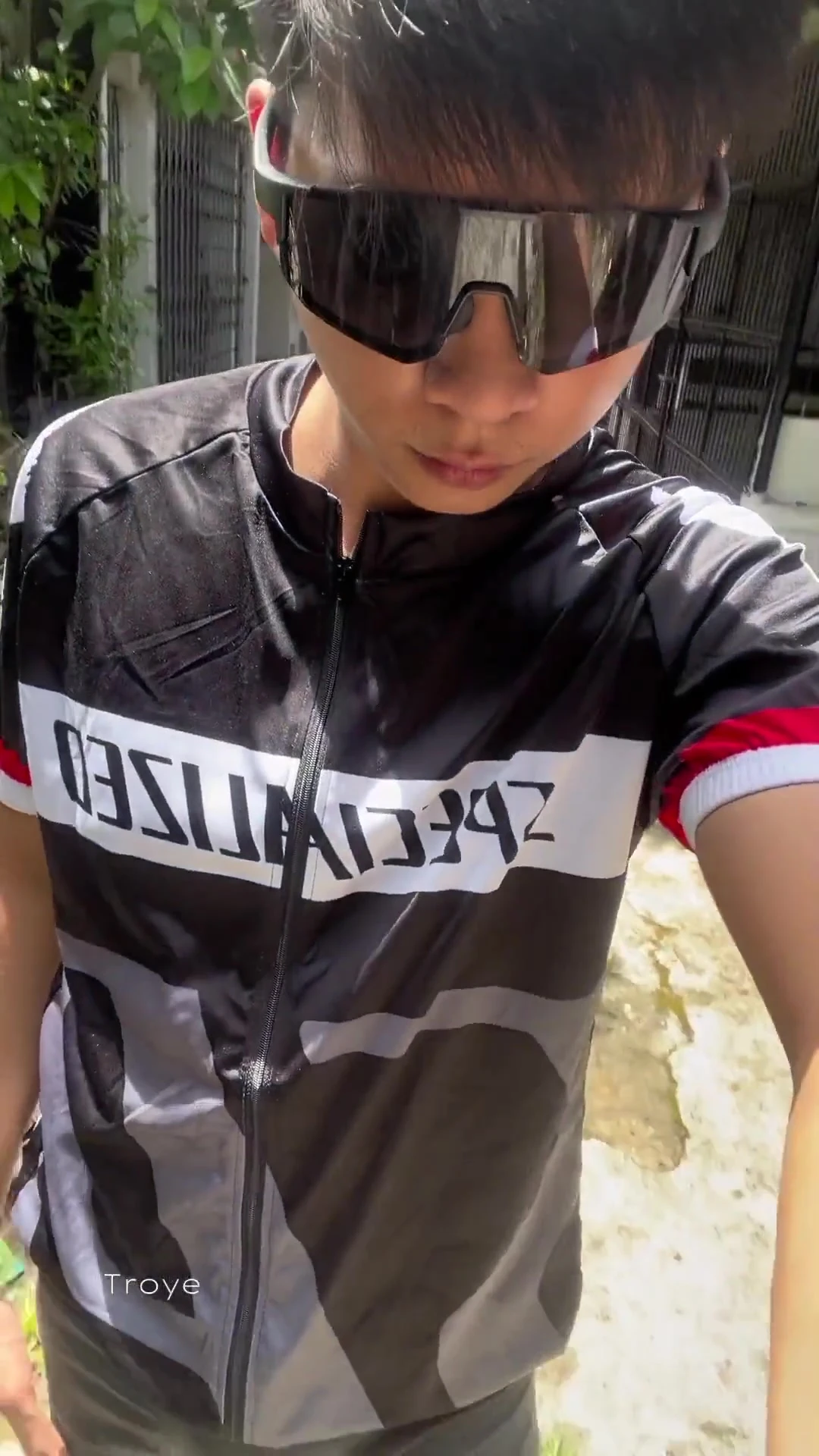Horny Cyclist Boy Outdoor Masturbation
