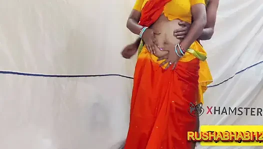 Indian Wife and Husband's Friend Both Had Sex Secretly When Wife Was Angry with Husband