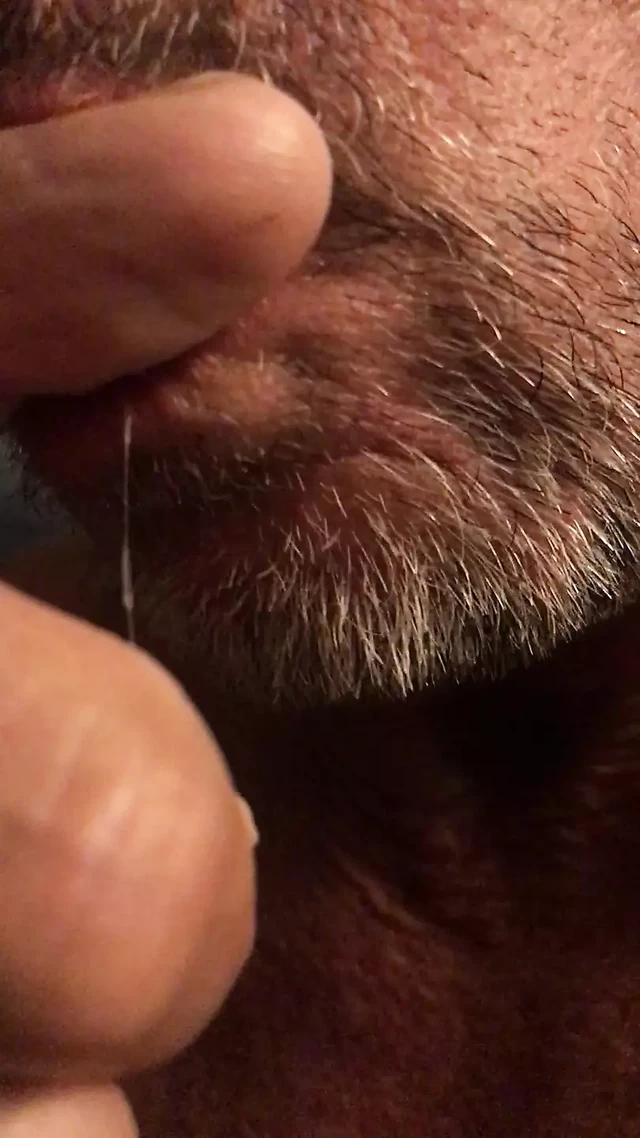 Tasting my own cum