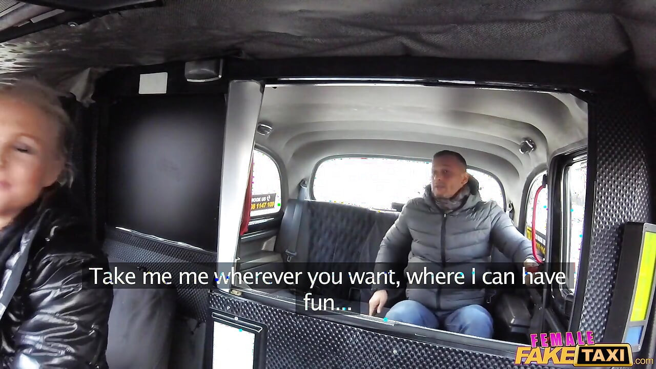 Female Fake Taxi - Lady Driver Sucks and Fucks Cock