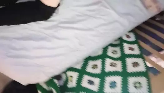 Sexy Cyber Elf gives amazing blowjob, gets fucked & dominated hard by big cock, and creampied (close up, POV)