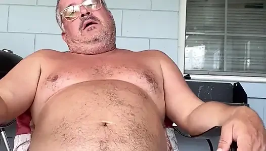 Arka verandadayım