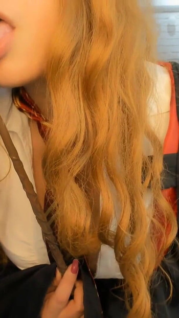 Stunning moment from "Hermione Granger cosplay from harry potter red light green light jerk off game BIG ASS TRY NOT TO CUM"