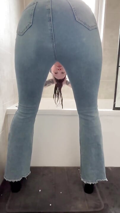 Washing Hair in Heels