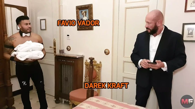 Favio Vador съел его задницу мускулистый качок Darek Kraft