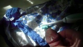 Cumshot on Neighbor's Toothbrush and Underwear