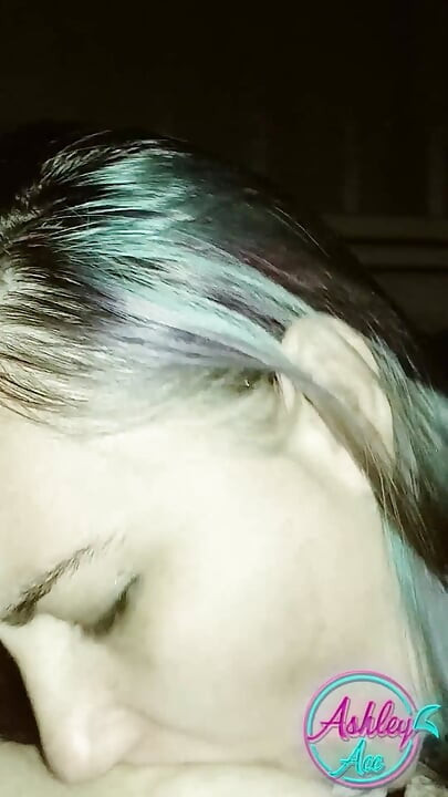 Ashley Ace loves the taste of cum