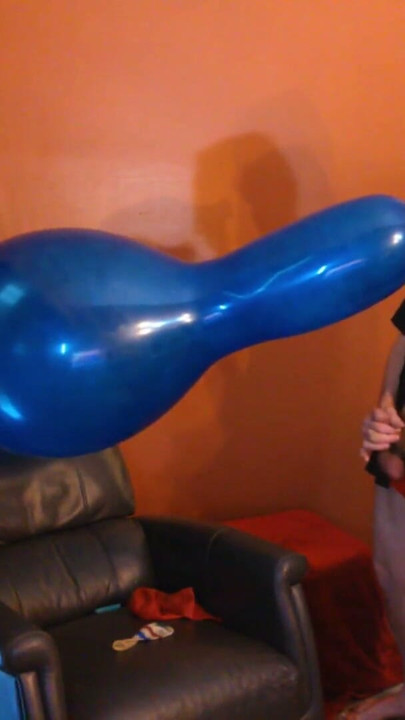 109) Longneck Balloon Kinky Jerk-Off by Daddy Balloonbanger | Clip 1