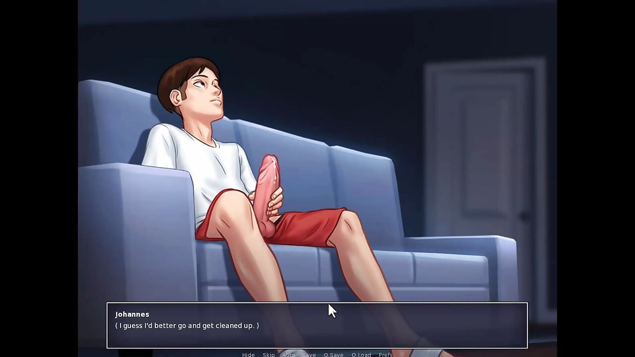 Summertime saga - jenny gab mir einen handjob im live-stream.