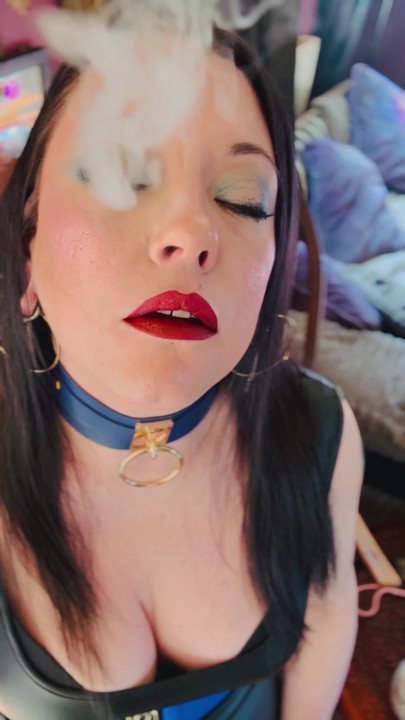 British Wife, Tina Snua, Smoking 2 Cigarettes At Once! Drifting Snap Inhales Smoker Smoke OMI OME | Clip 1