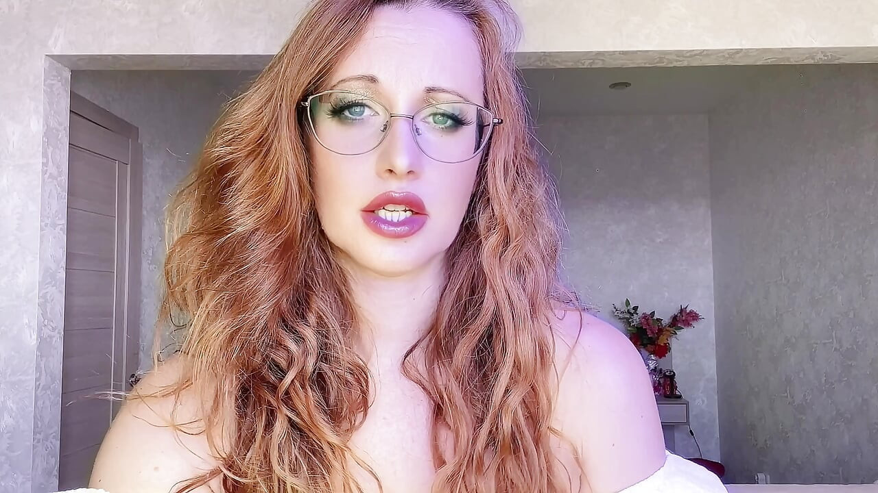 Redhead MILF Dirty-talks & Teases Her Sexy Lips and Horny Face