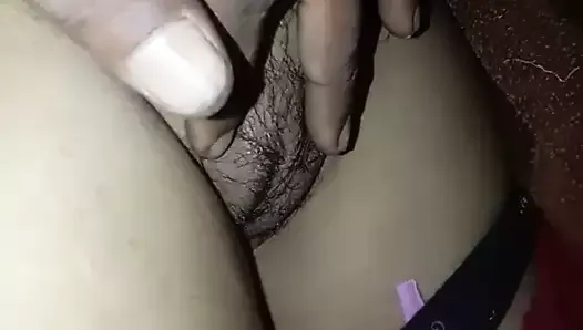 My girlfriend first night fingering