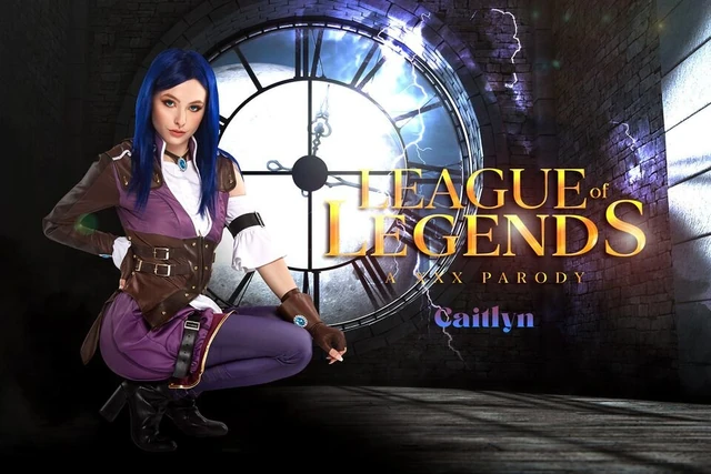 Миниатюрная Ailee Anne в роли League of Legends Caitlyn допрашивает тебя, VR порно