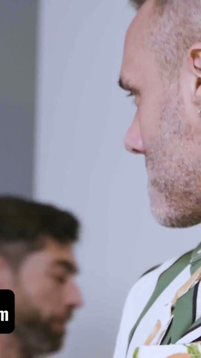 Hot Men in Aprons Have a Horny Foursome in the Kitchen | Clip 1