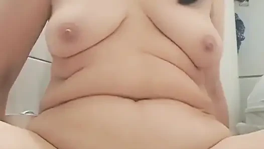 MILF Sitting Naked Showing off Her Hairy