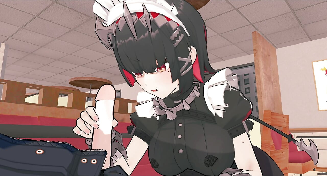 =Zenless Zone Zero= エレン・ジョー x ワイズ:マクドナルドでのリスキーな公衆セックス(4K)