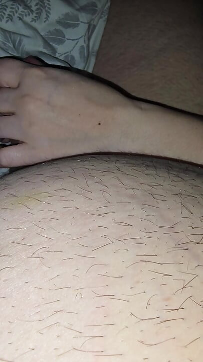 Step mom Gets into the Wrong Bed in the Dark and handjob step son dick by mistake