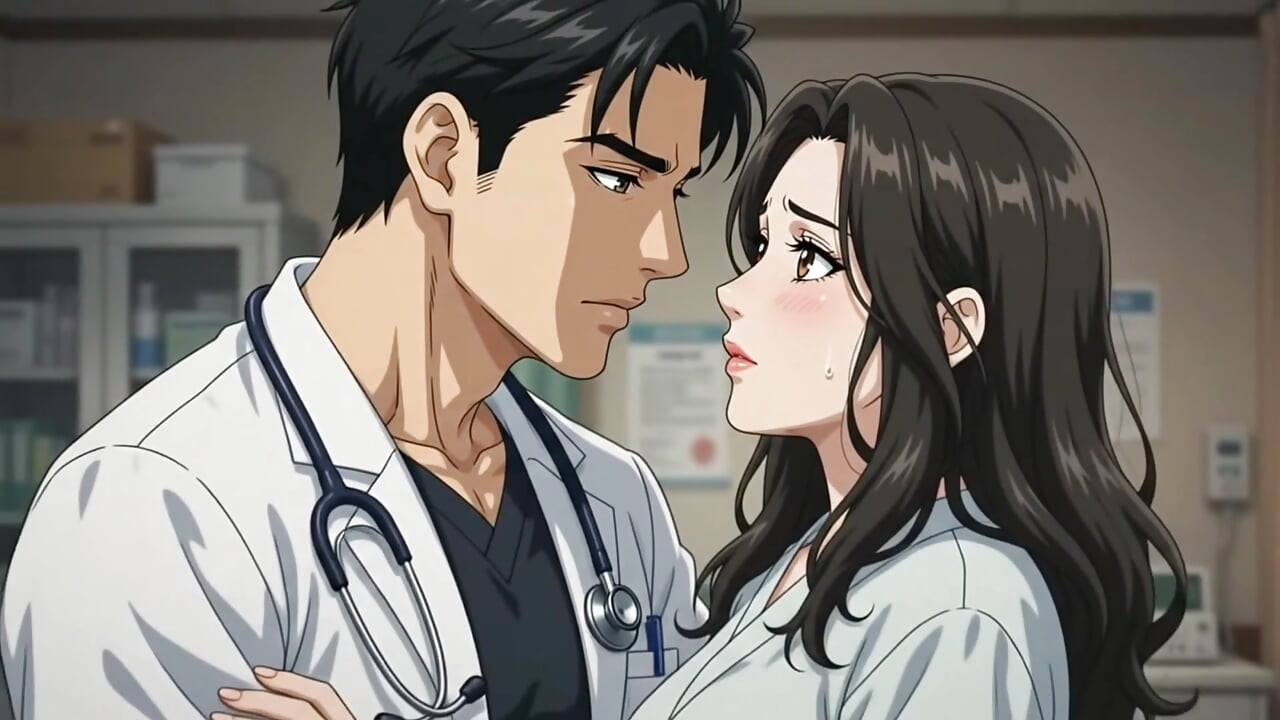 Horny doctor seduce milf and fuck her ass hard