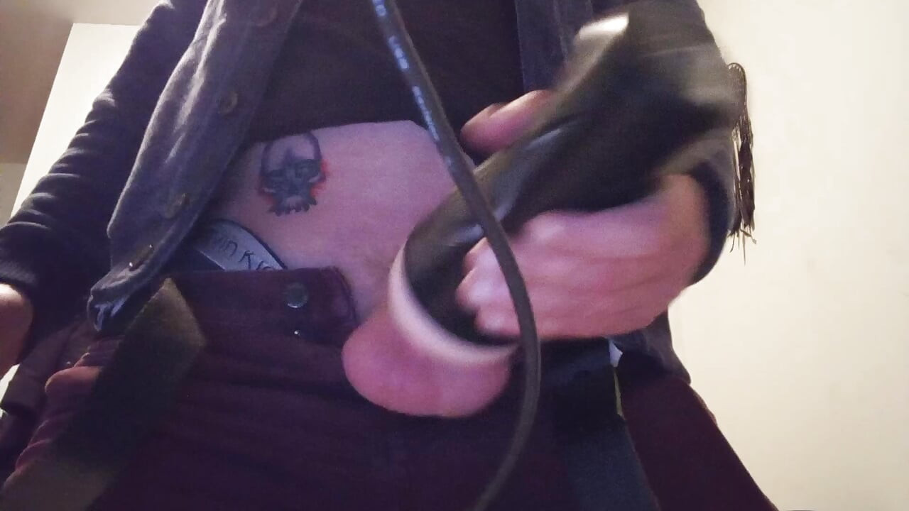Toy jerking off