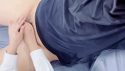 Азиатский массажный кабинет, учительница, часть 1