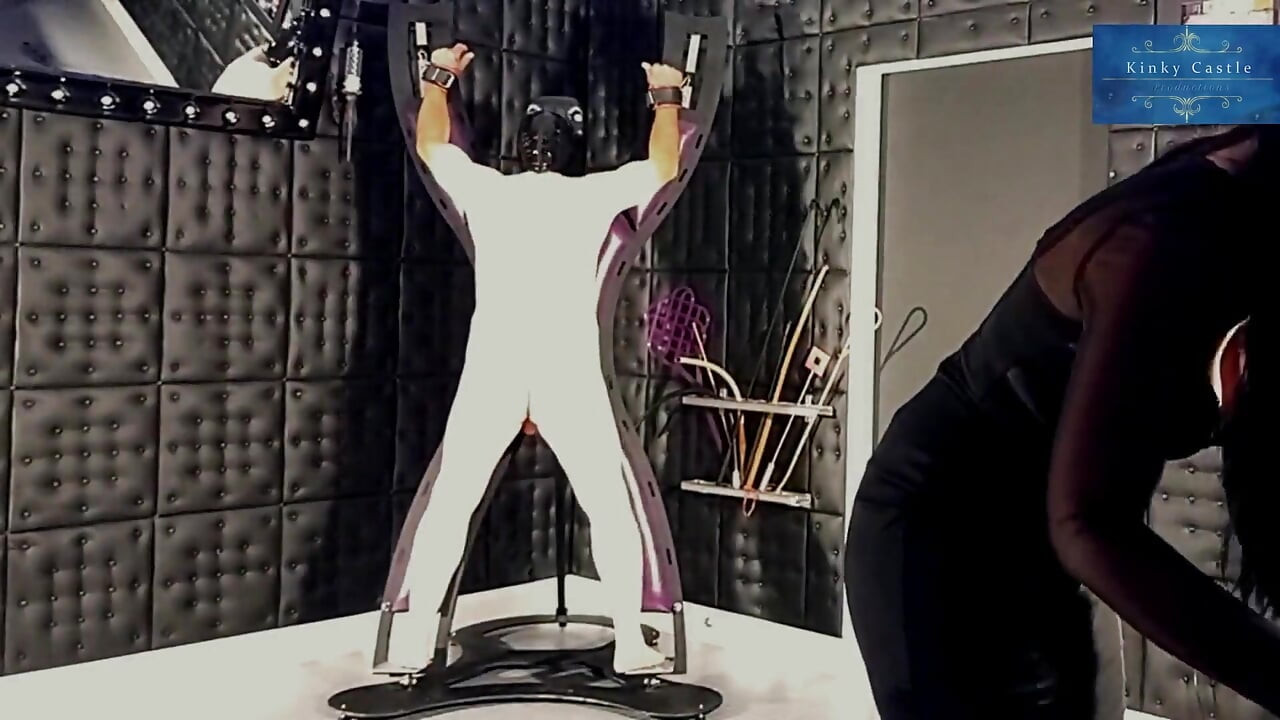 Mistress Luciana Whips & Screams Bondage at the Cross