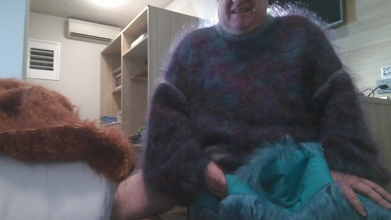 Mohair masturbation
