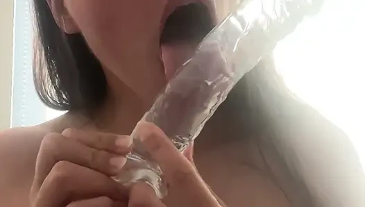 Blowjob Crystal Dildo