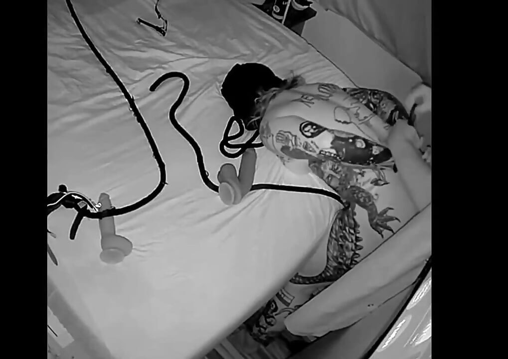 Darla the Dyke Bent Over Blindfolded and Fucked in the Ass Hard and Rough