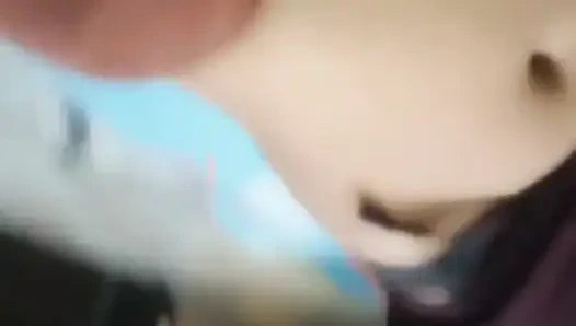 Desi Girl Next Door Casual T-shirt Reveal to Sexy Bra & Denim Shorts