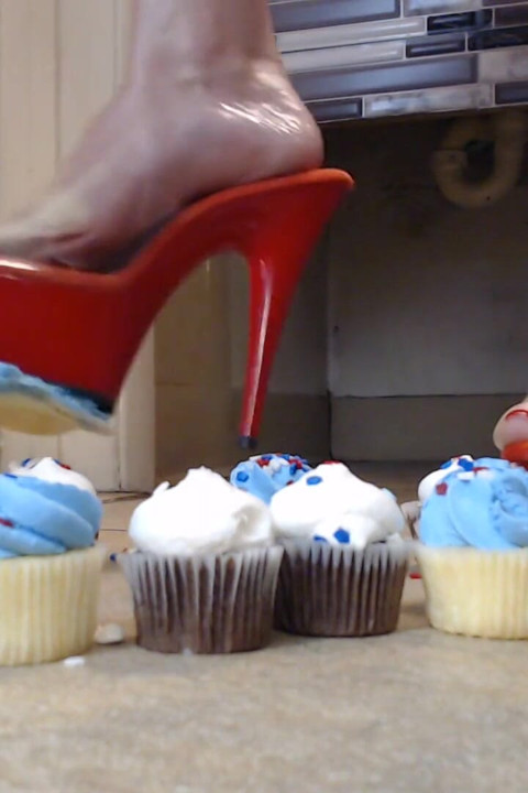 Kompresja mini babeczki szpilki