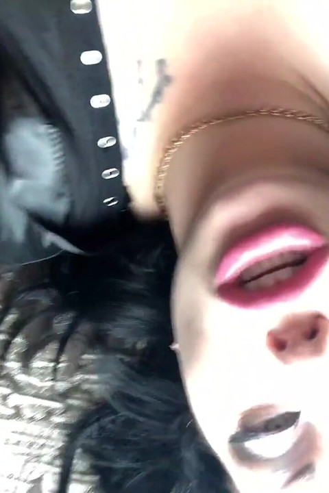 Sexy giantess dangles you above her hungry mouths before consuming you alive