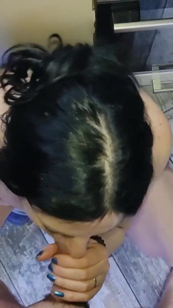 Must-see moment from "Milf cumming while rough facefuck big fat dick"