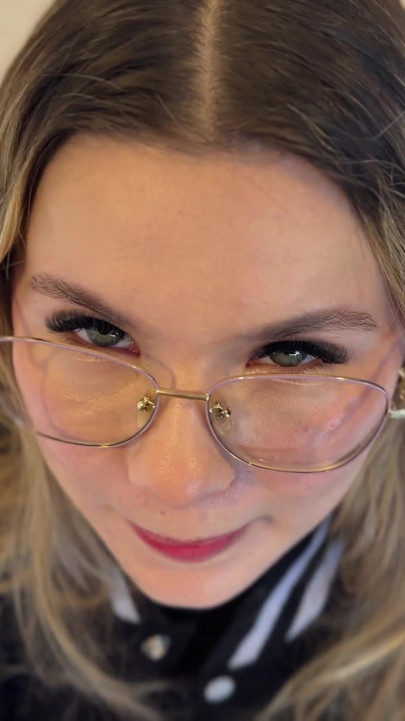 INNOCENT AND SHY COLLEGE NERD. We studied in a cabin in the woods and I found out that she was a nymphomaniac | Clip 1