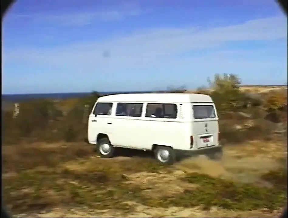 Sexy blonde fucking in dogging position