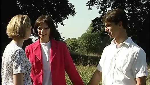 Draußen mit meinem freund und meiner besten freundin