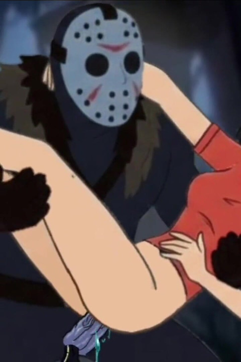 Student Girl Enjoys Sex in an Camp. Cartoon Horror Parody