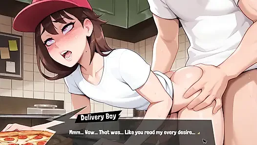 Femboy Futa House Futanari Hentai Game Ep.19 Special Femboy Sauce for the Next Pizza Delivery!