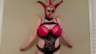 Lateshay 38hh tetas mardi gra strip