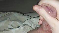 Just shaved teen cumming at night again