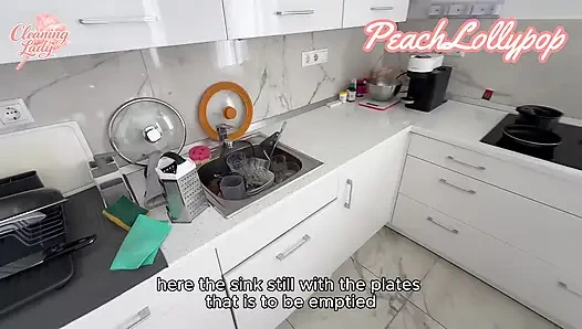 The HOT CLEANING LADY asks to be paid... then I discover her PLUG and SQUIRTS WHILE I FUCK HER IN THE ASS (ANAL POV AND SQUIRTING)