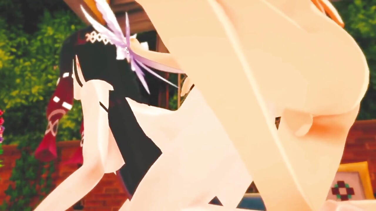 原神 - コロンビーナ ハードコアセックスシーン - エーテルとの3D変態アニメーション