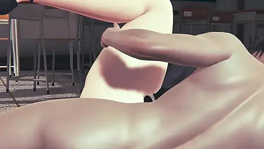 Two Teachers Have Sex In The Classroom +18 3D Hentai Full Animation