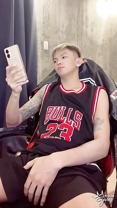 HORNY ASIAN INKED BOY TEASING, NIPPLE PLAY, MASTURBATING FOR HIS VIEWERS