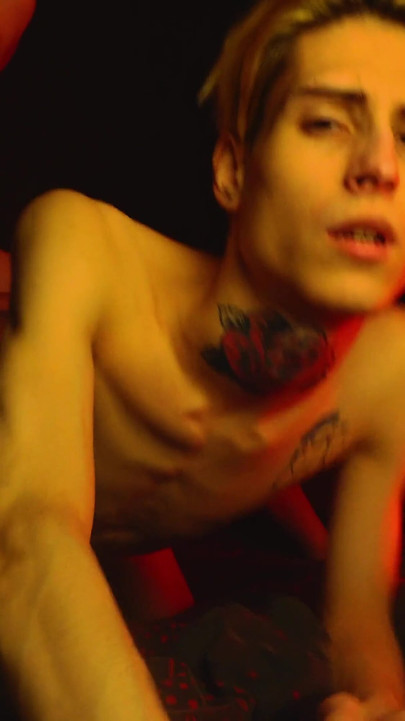 Gentle anal sex of two guys