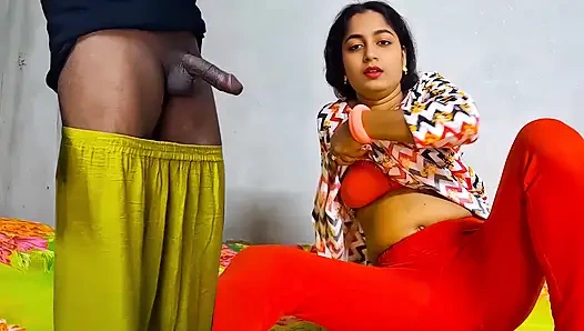 She was fingering her pussy but not enjoying it, her hat was not reaching her pussy, and she asked her ex-husband for help.